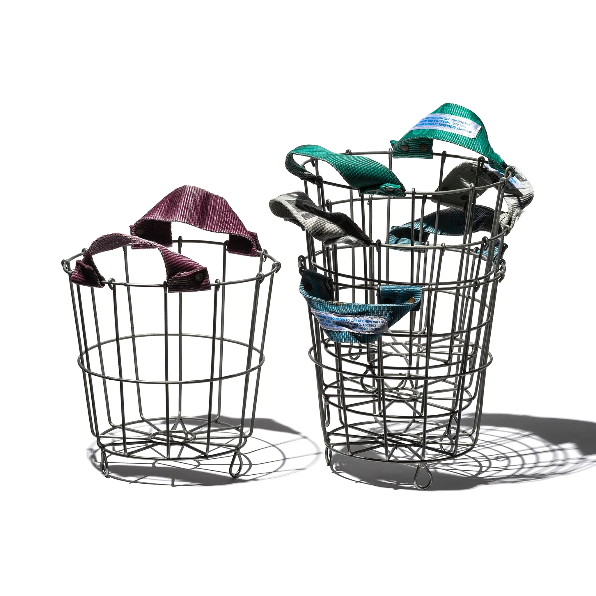 BELT HANDLE ROUND BASKET - Image 2