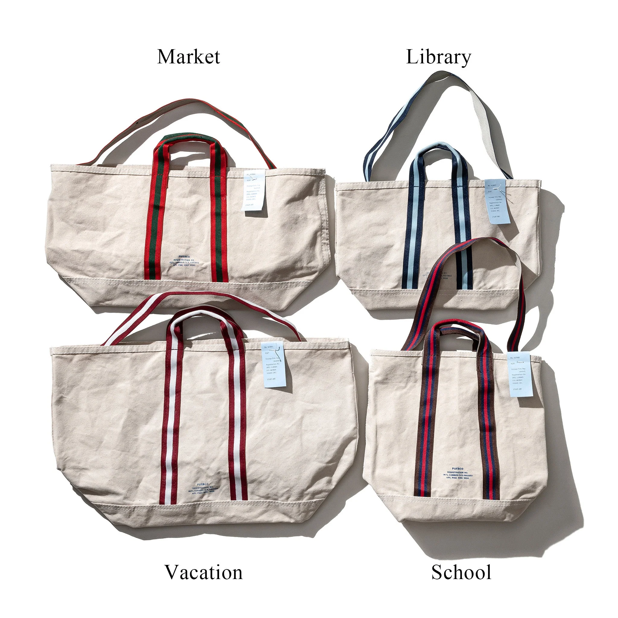 COLLEGE TOTE BAG / Market - Image 5