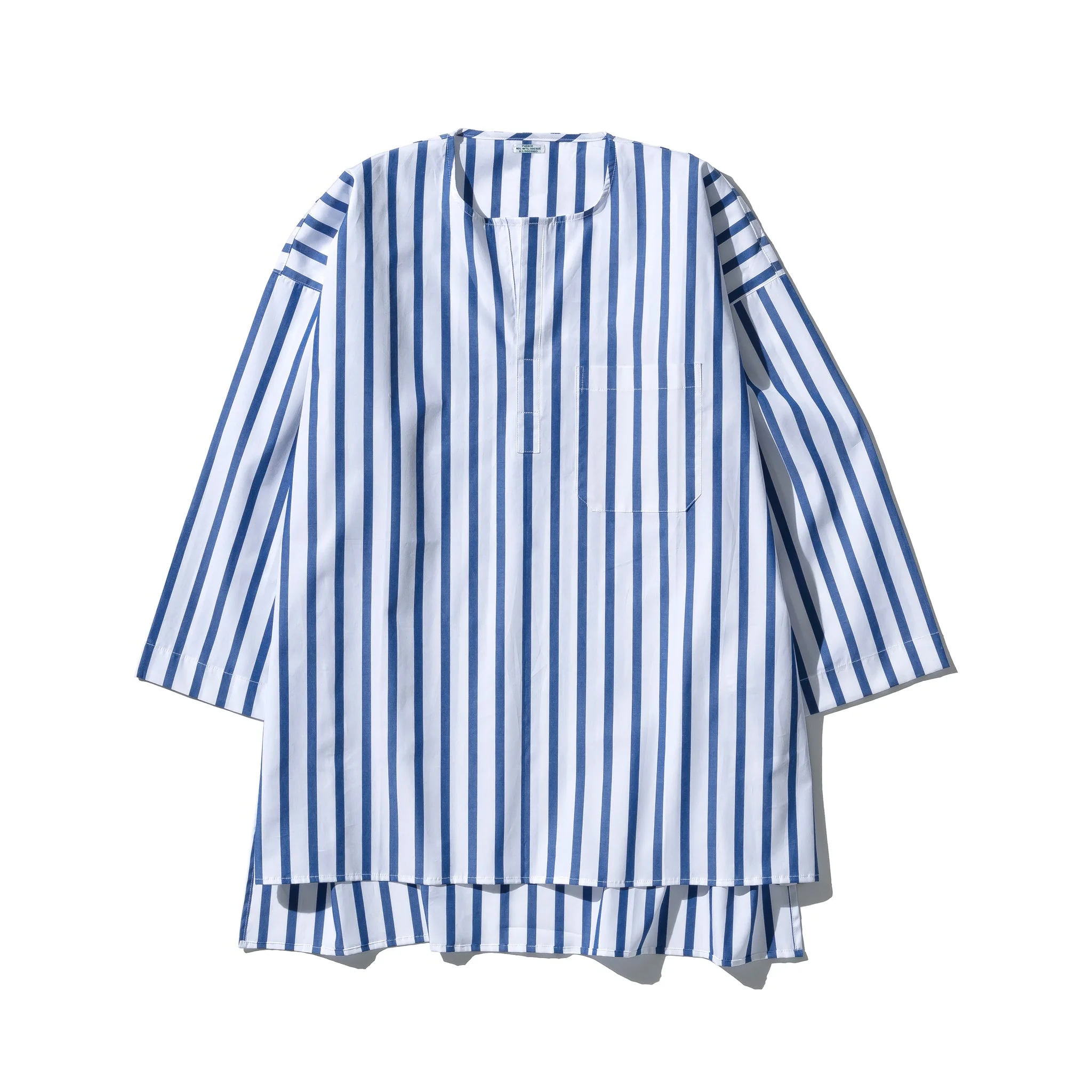 COTTON STRIPE SHIRT / CREW NECK - Image 3