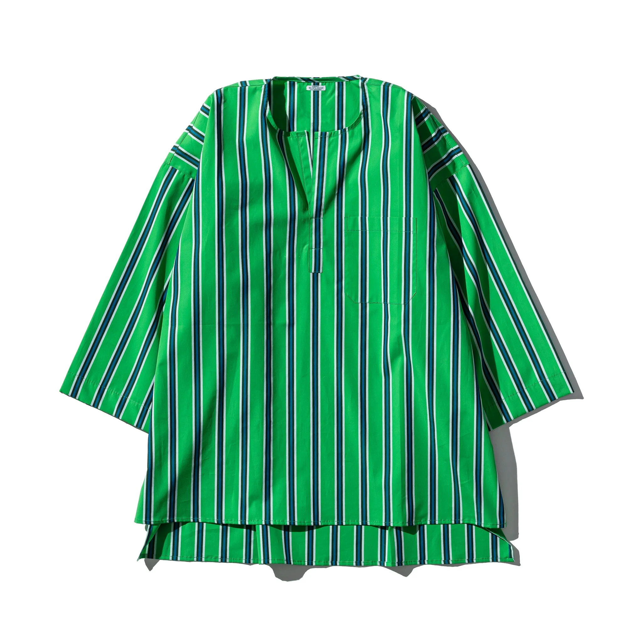 COTTON STRIPE SHIRT / CREW NECK - Image 4