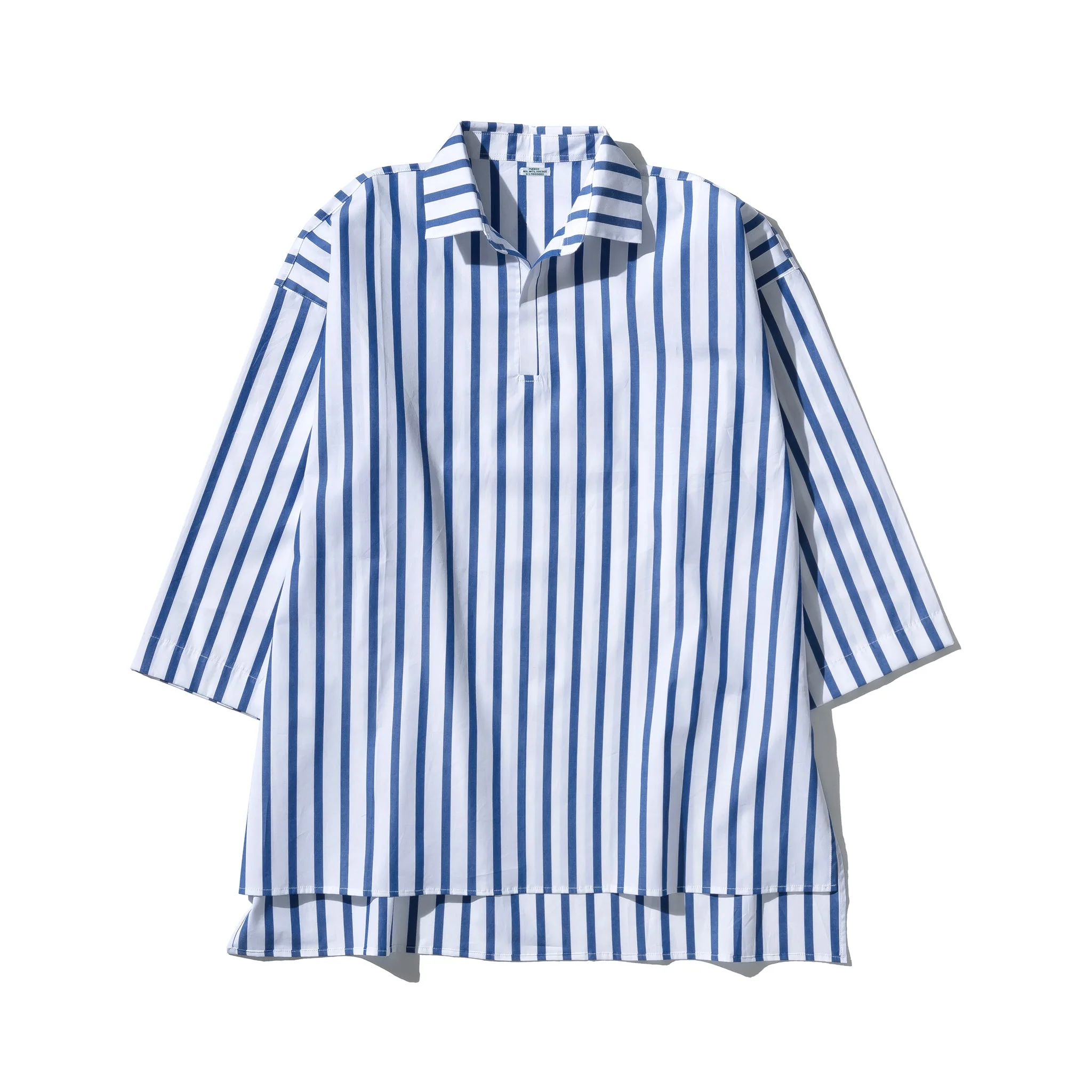 COTTON STRIPE SHIRT / REGULAR COLLAR - Image 3