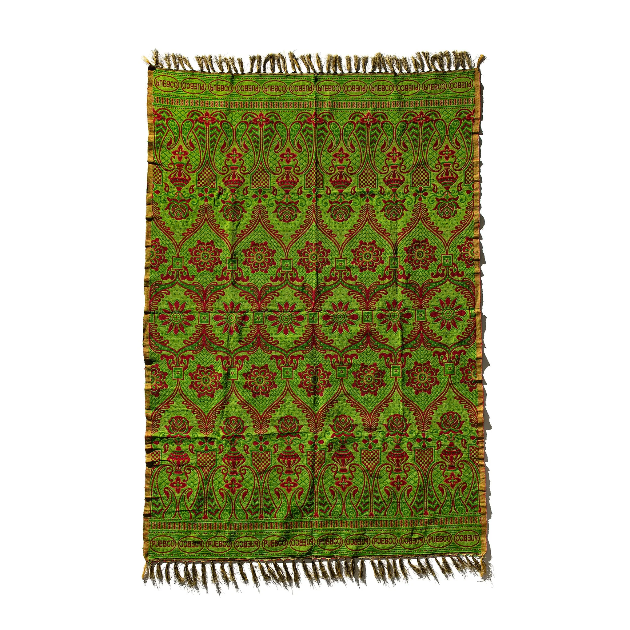 REVERSIBLE JACQUARD RUG / Green - Image 3