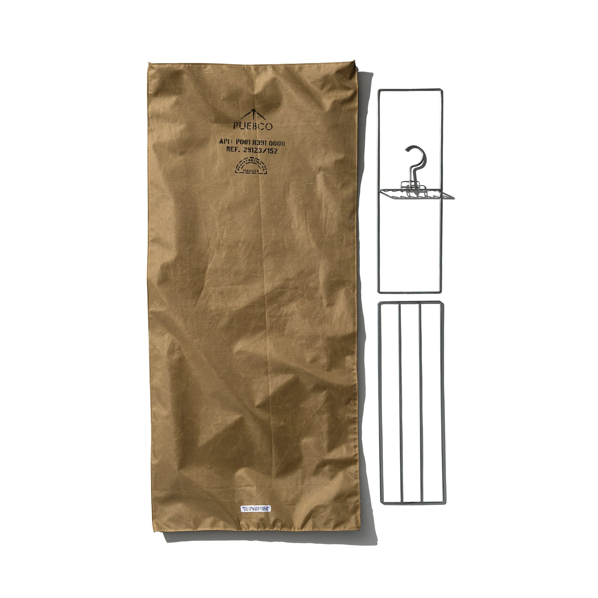 RUBBERIZED FABRIC HANGING ORGANIZER W/WIRE FRAME / COAT & JACKET - Image 5