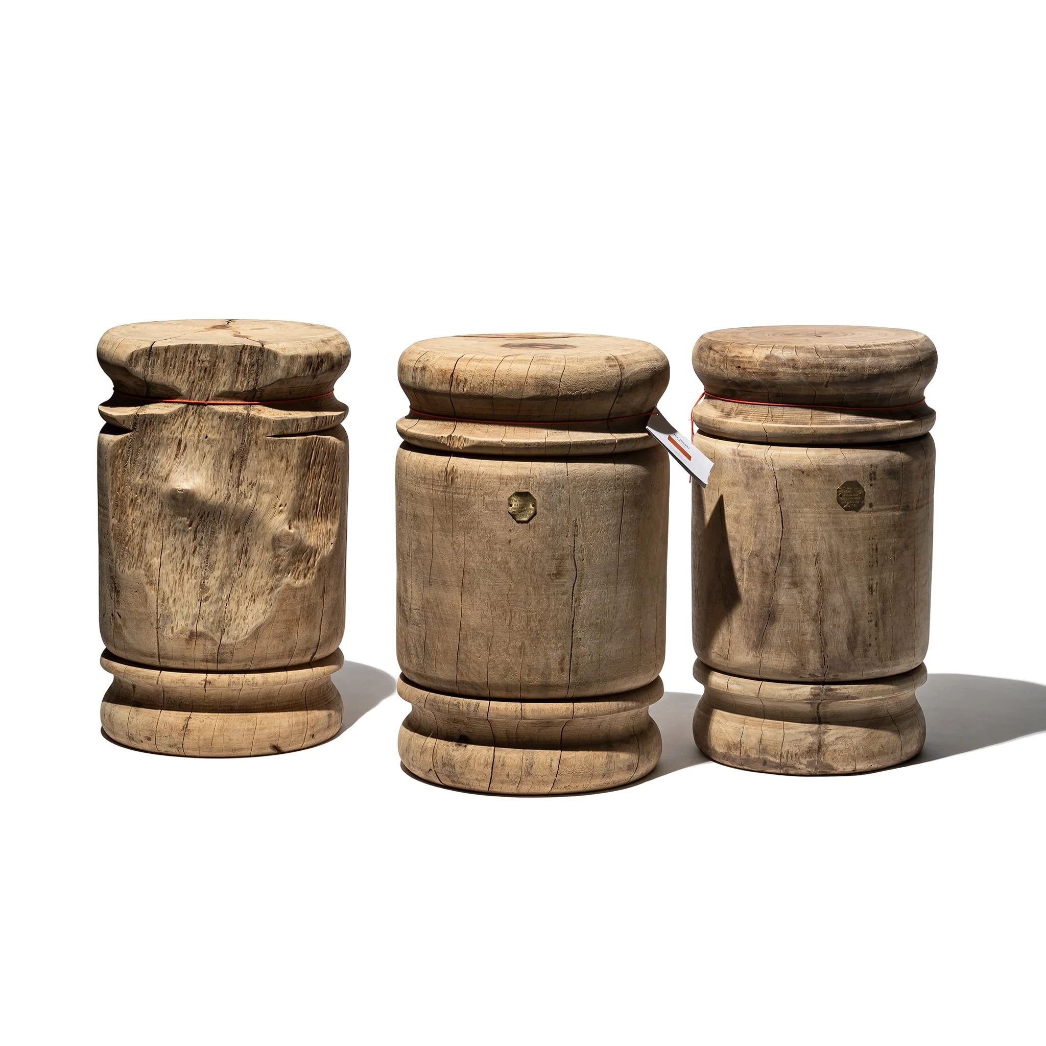 SOLID WOODEN STOOL - Image 2