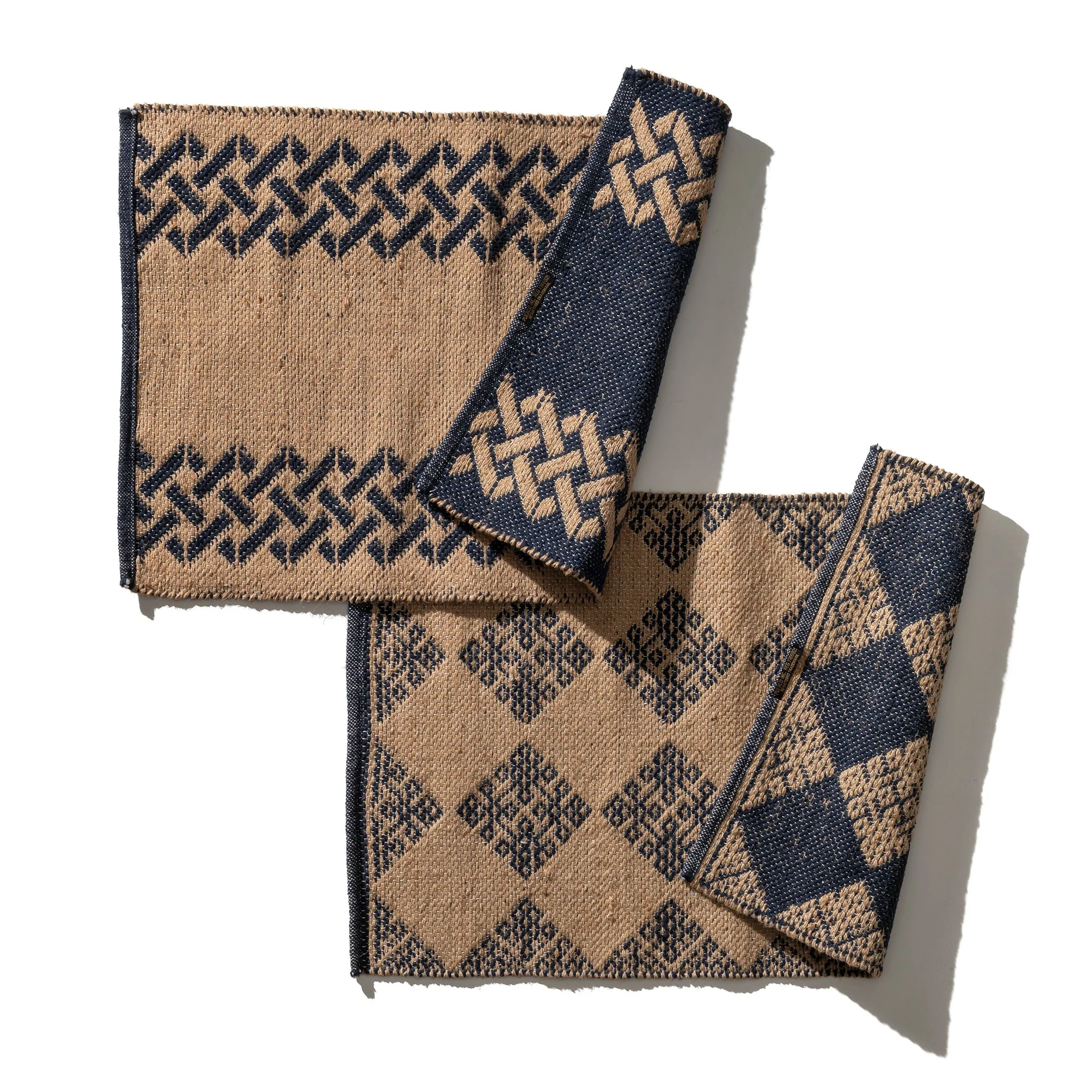 TILE PATTERNED JUTE MAT / Mykonos - Image 4
