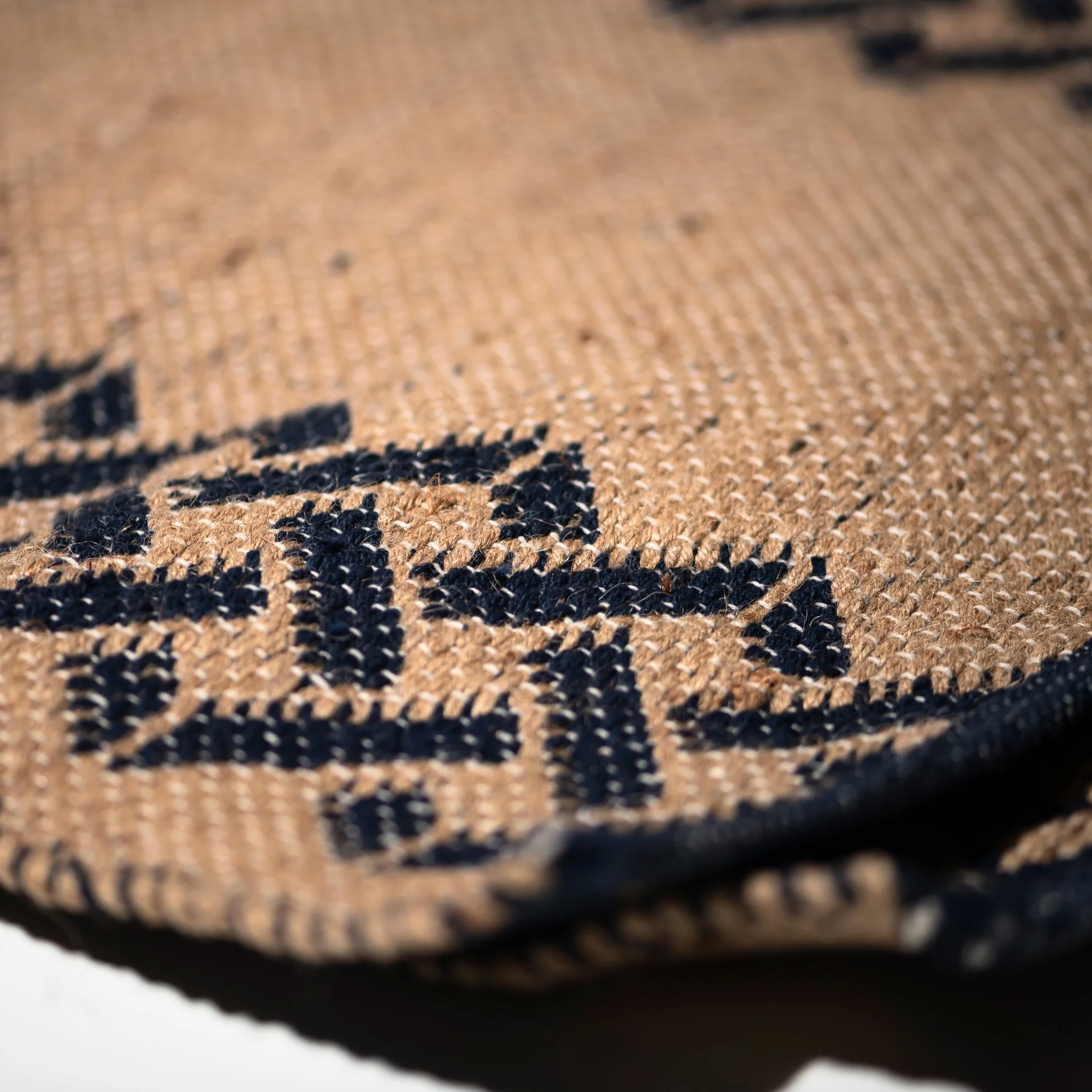 TILE PATTERNED JUTE MAT / Sicily - Image 2