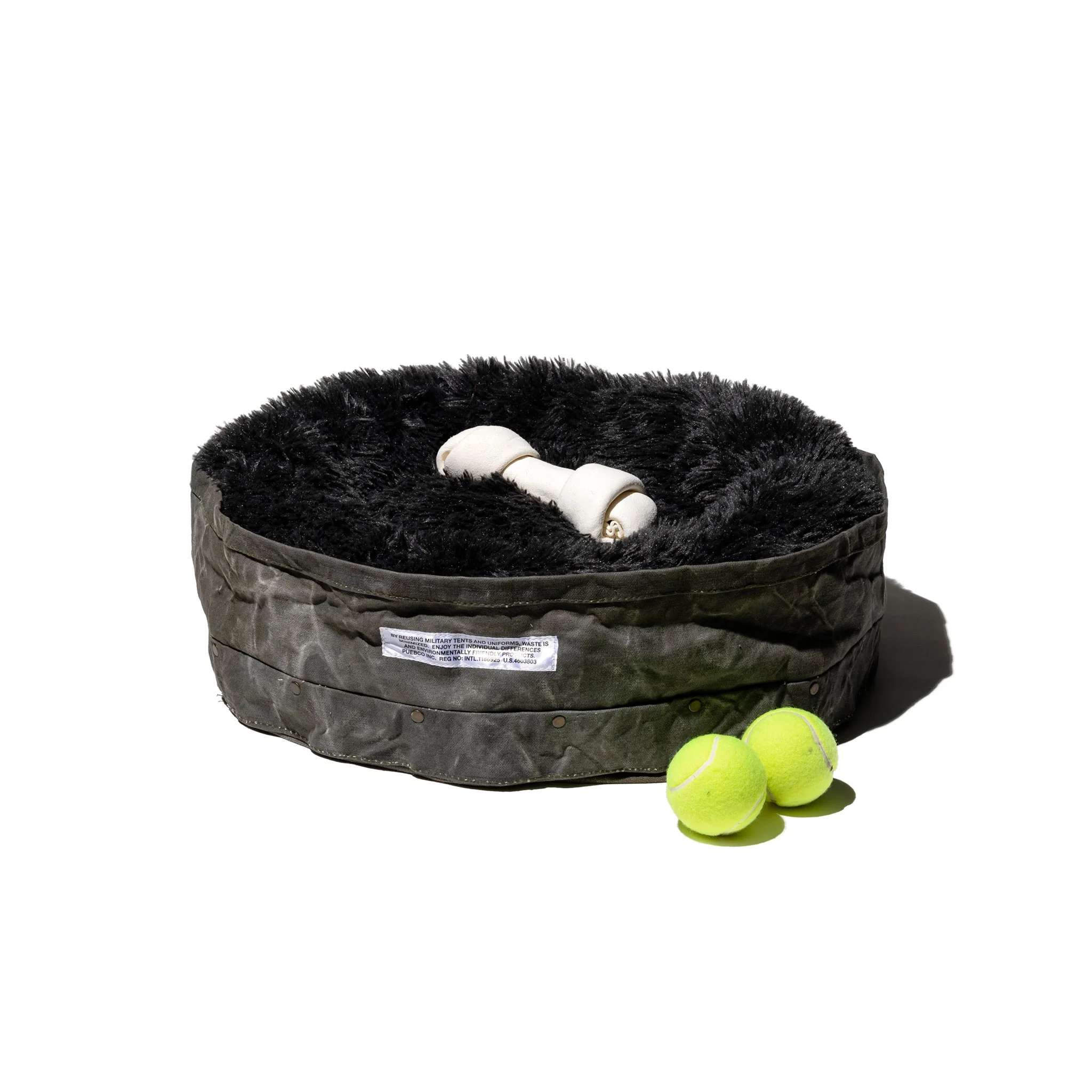 VINTAGE MATERIAL PET BED COVER ø50