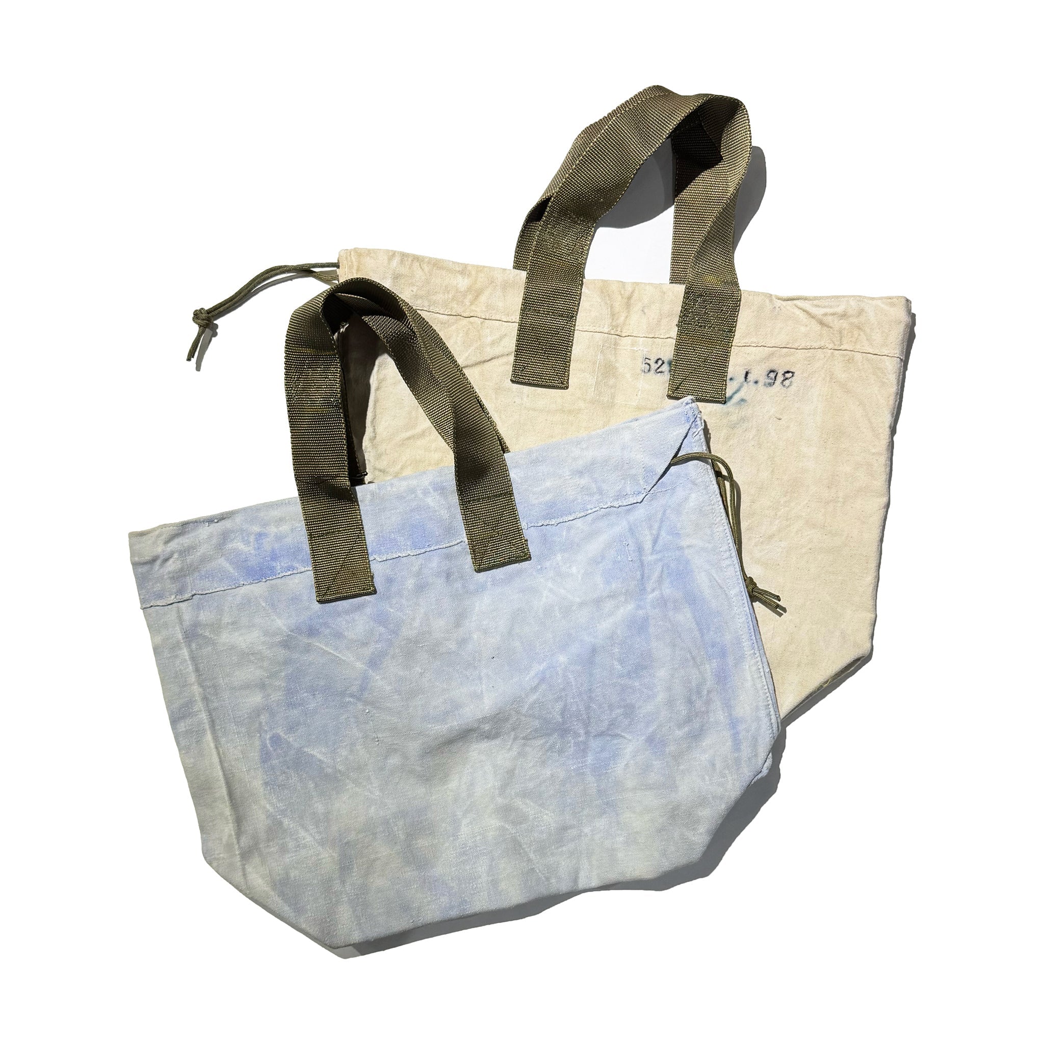 VINTAGE POSTAL BAG CONVERTED TO TOTE W/ZIPPER - LIM.ED. - Image 5