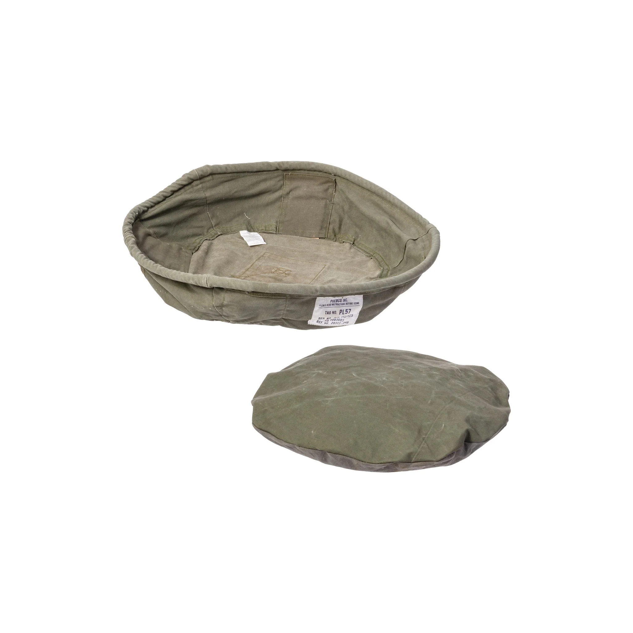 VINTAGE TENT FABRIC PET BED / Small - Image 3