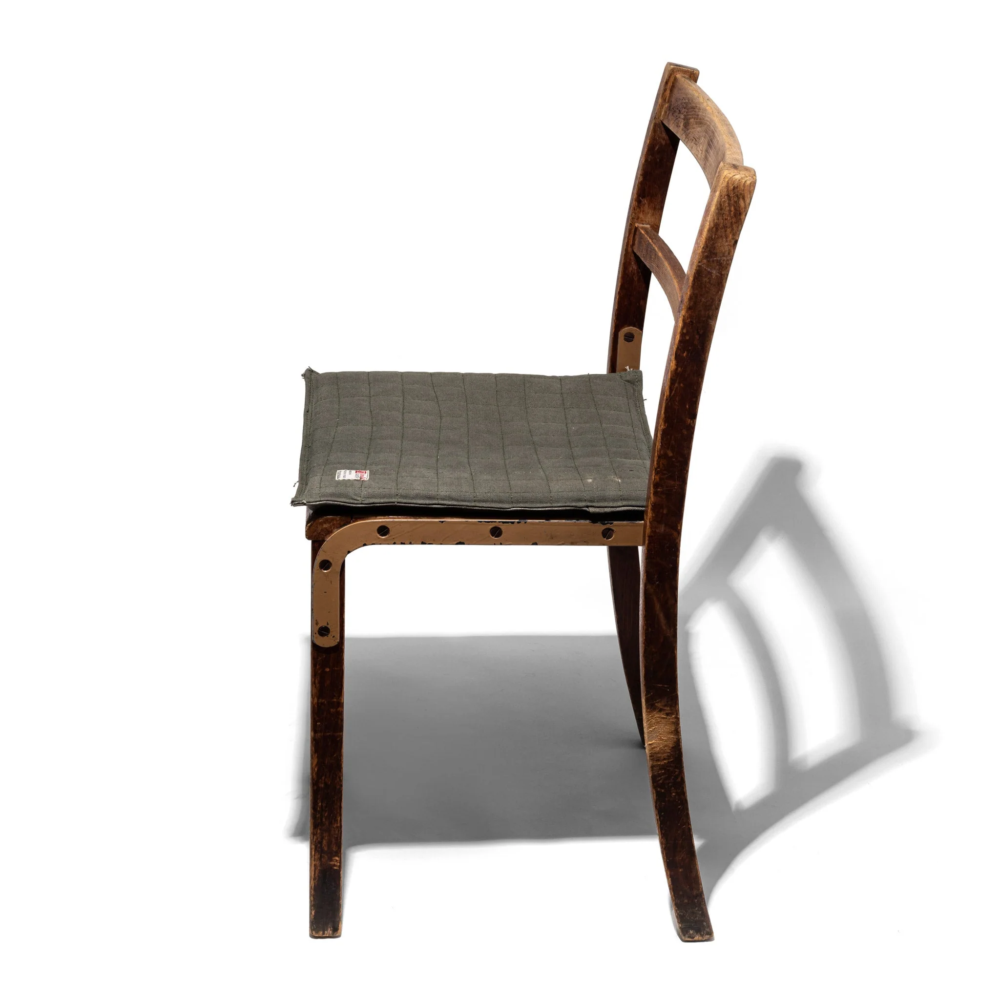 VINTAGE TENT FABRIC SEAT CUSHION - Image 5