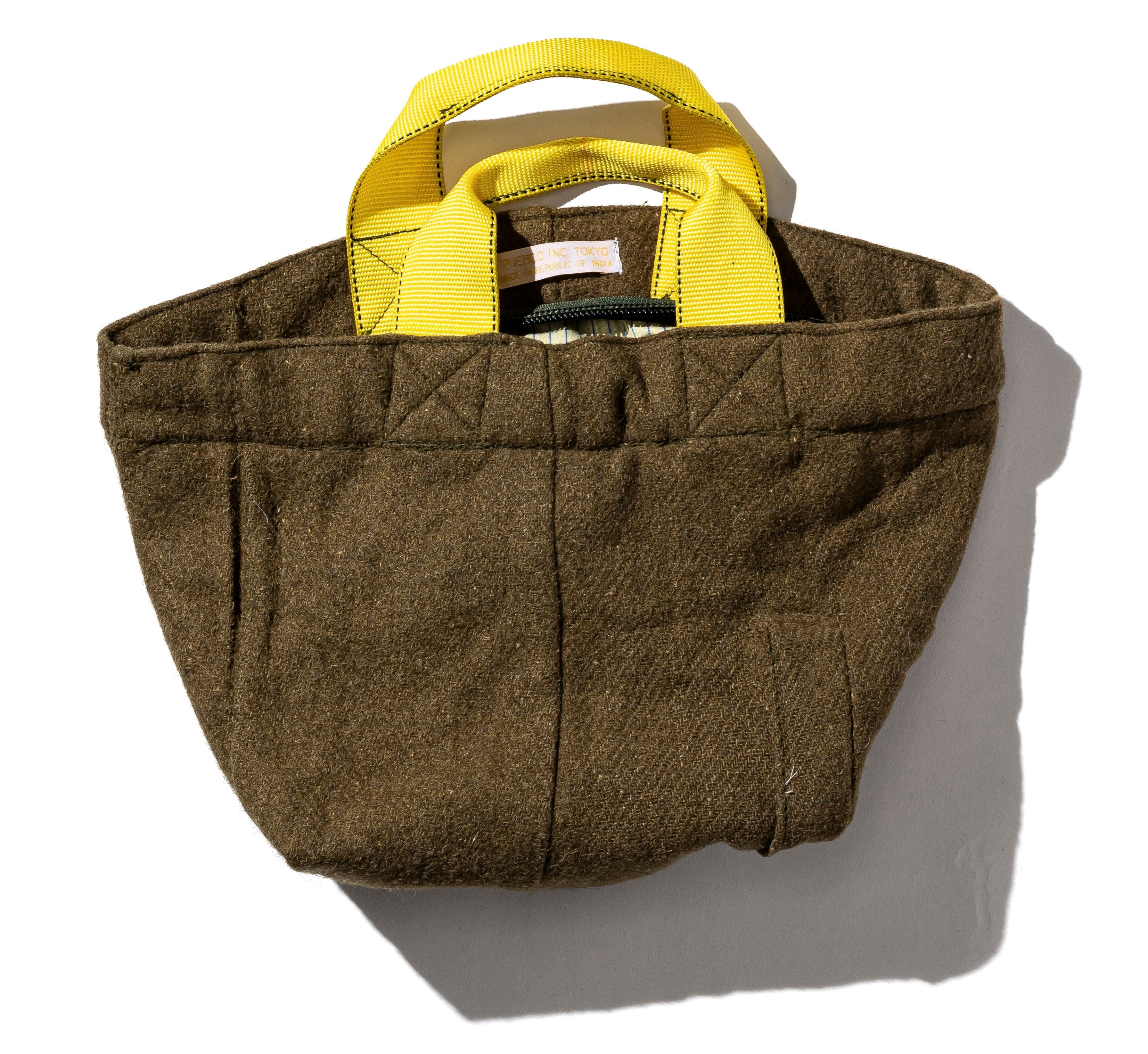 VINTAGE WOOL GARMENTS ZIP TOTE - LIM.ED. - Image 3